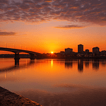 Greater Moncton Sunset over Petitcodiac