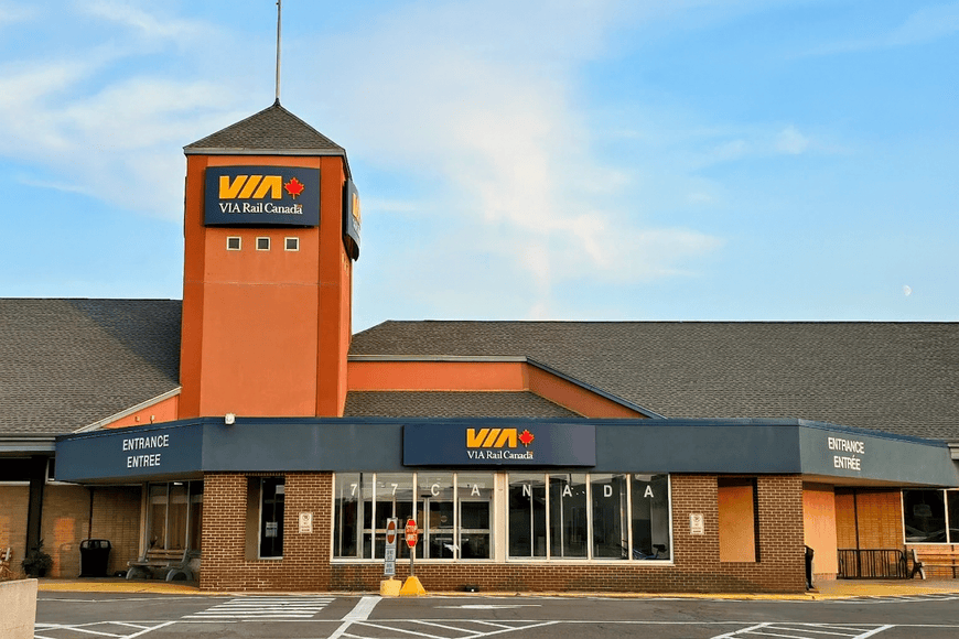 Via Rail Moncton Train Station